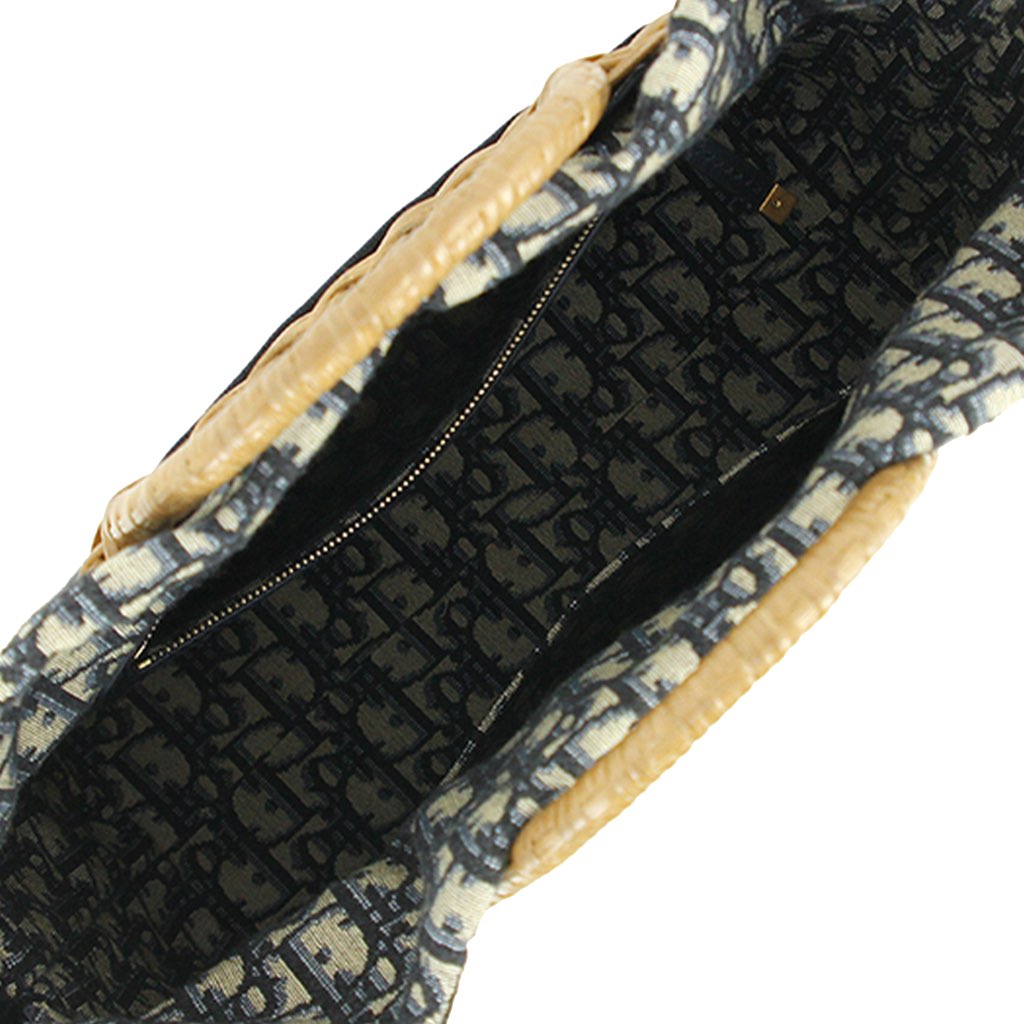 Dior Oblique Wicker Basket Bag - 5