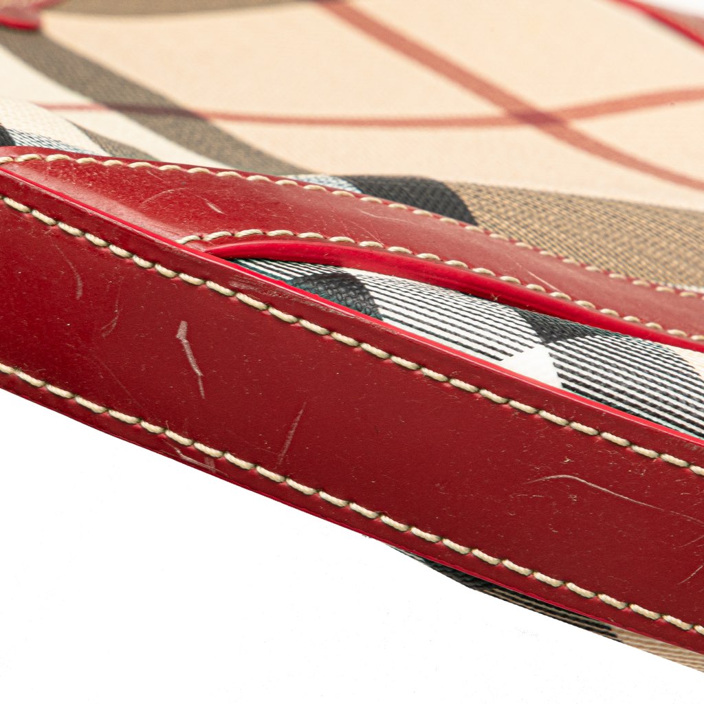 Burberry Supernova Check Coated Canvas Larkin Hobo - Detail 2