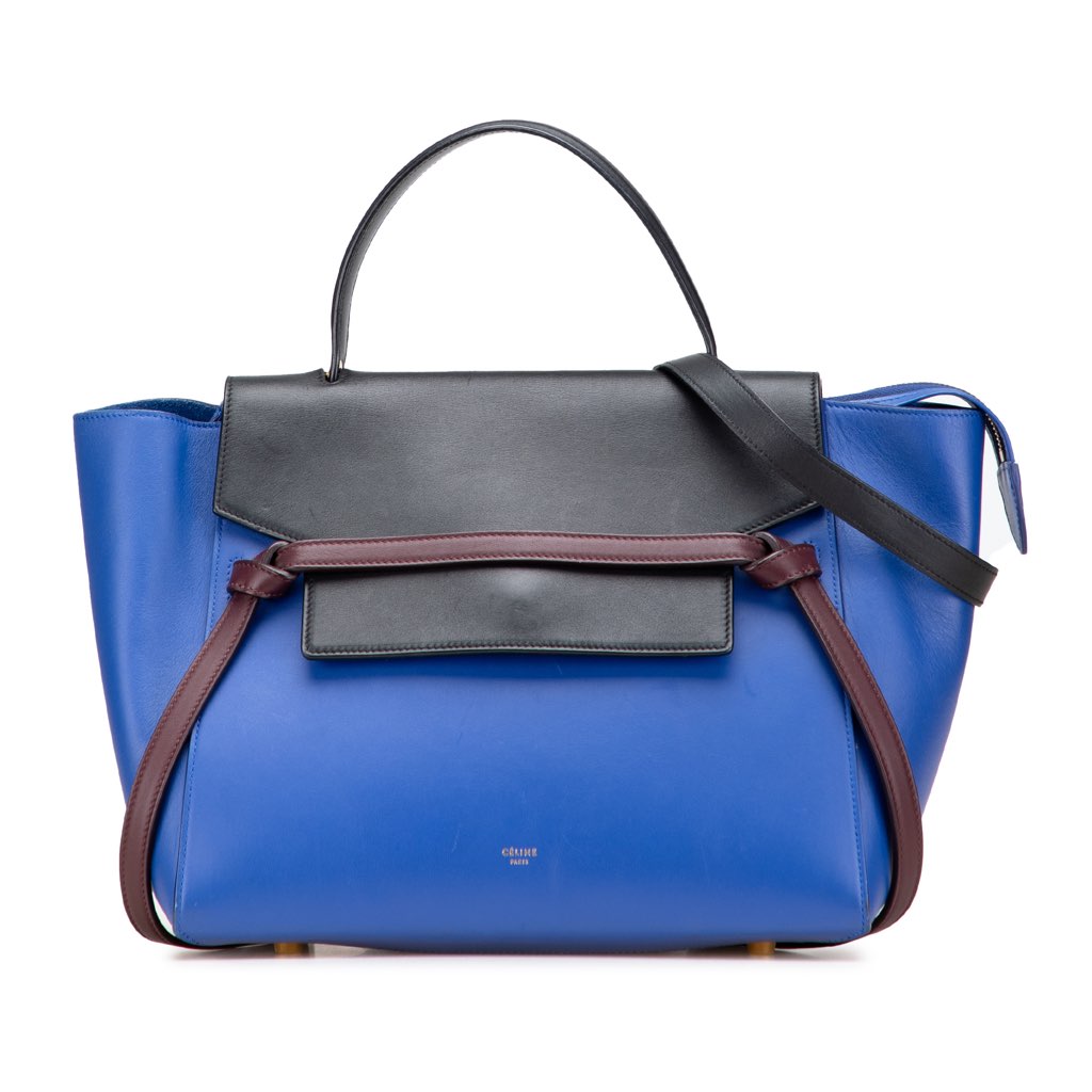 Celine Mini Tricolor Smooth Calfskin Belt Bag