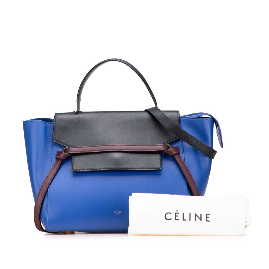 Celine Mini Tricolor Smooth Calfskin Belt Bag - Image 14