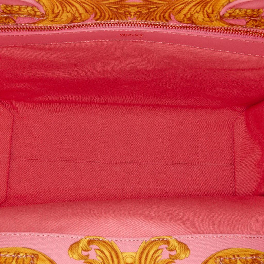 Versace Large Canvas Medusa Baroque Print Tote - 4