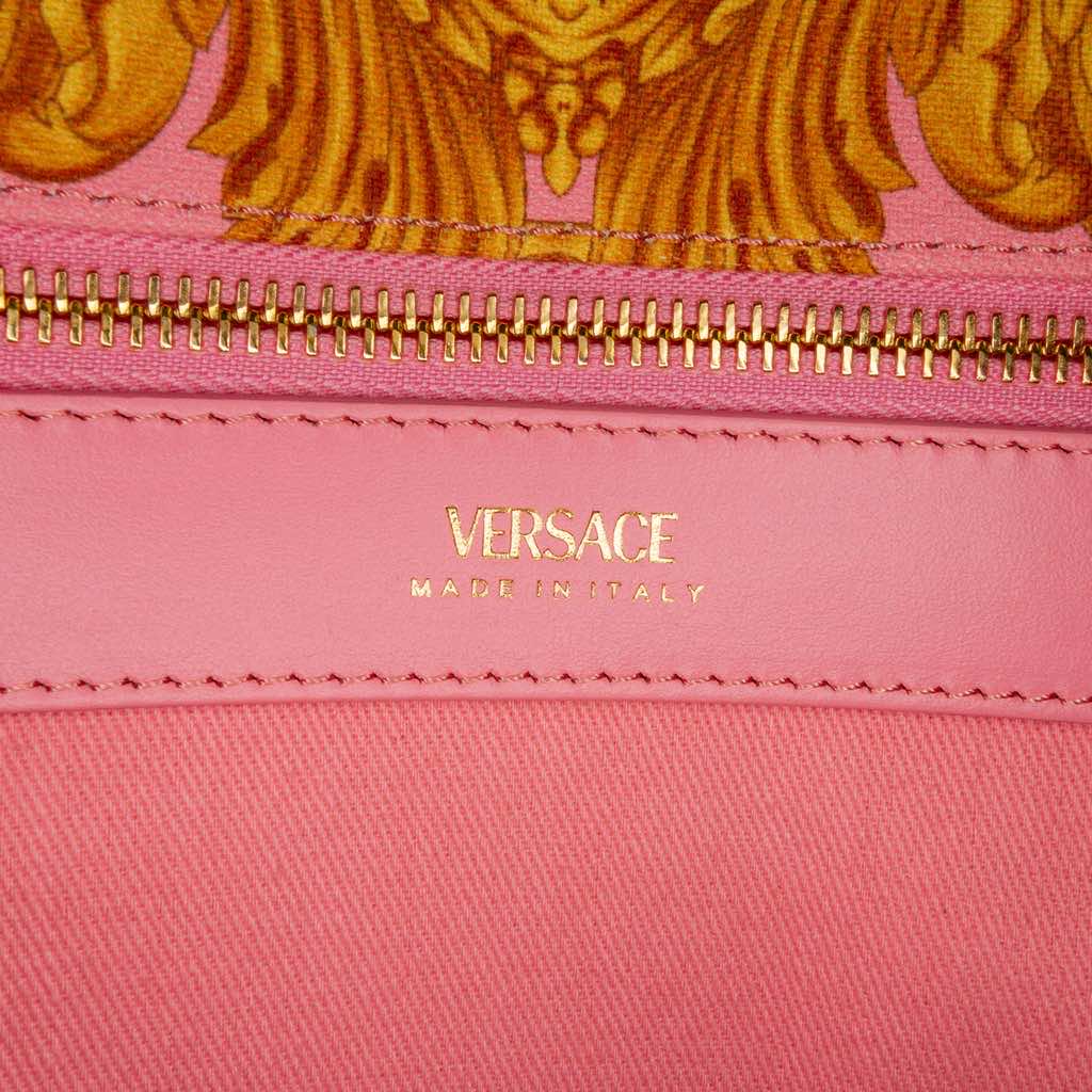 Versace Large Canvas Medusa Baroque Print Tote - 5