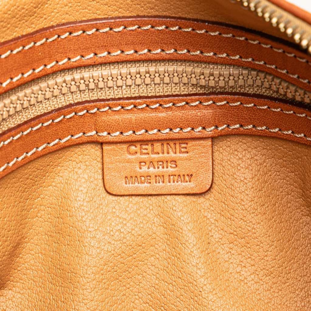 Celine Macadam Coated Canvas Shoulder Bag - Side view