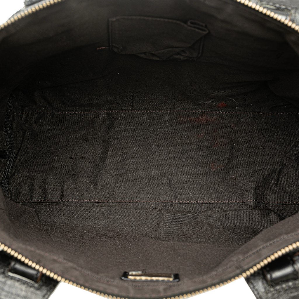 Fendi Zucchino Canvas Handbag - 4