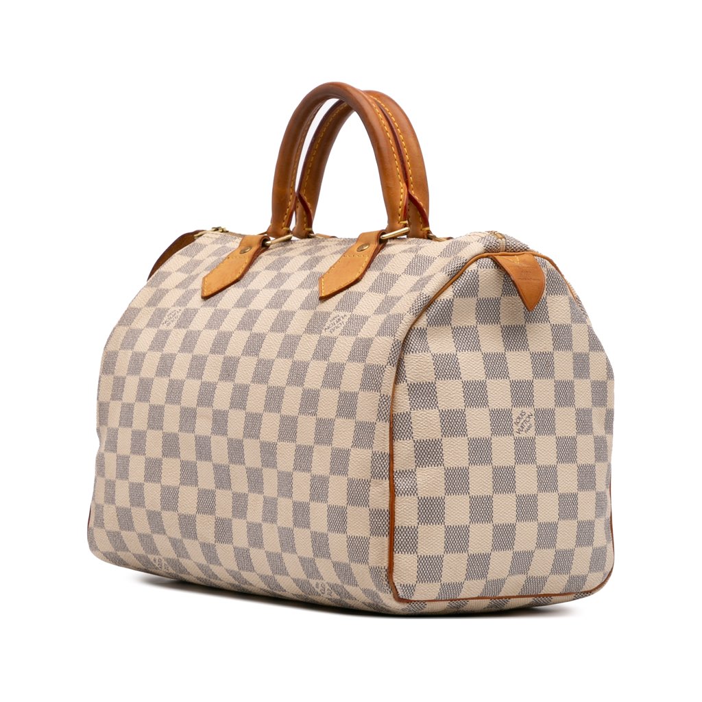Louis Vuitton Damier Azur Speedy 30 - Back view