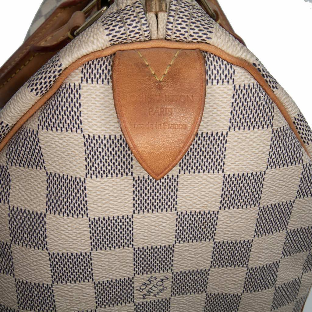 Louis Vuitton Damier Azur Speedy 30 - Side view