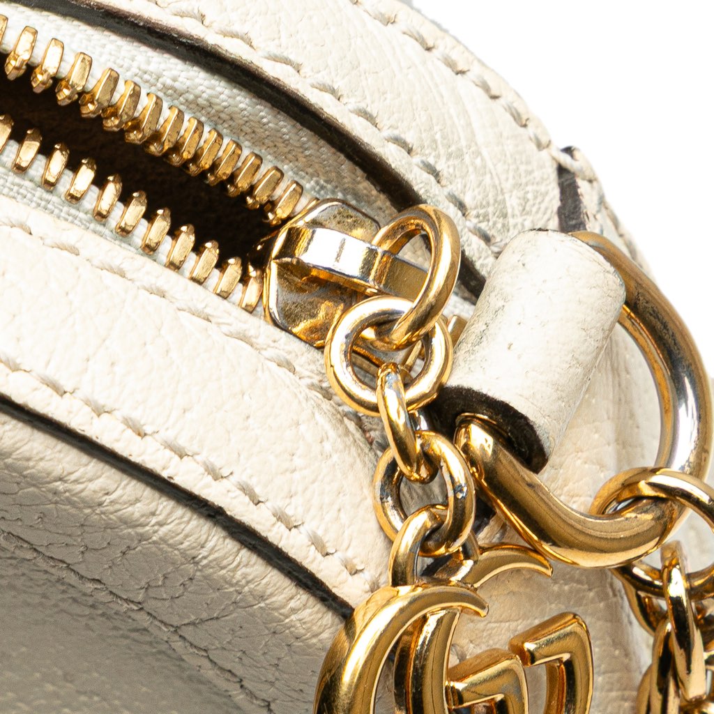 Gucci Mini Leather Ophidia Round Crossbody - Image 10