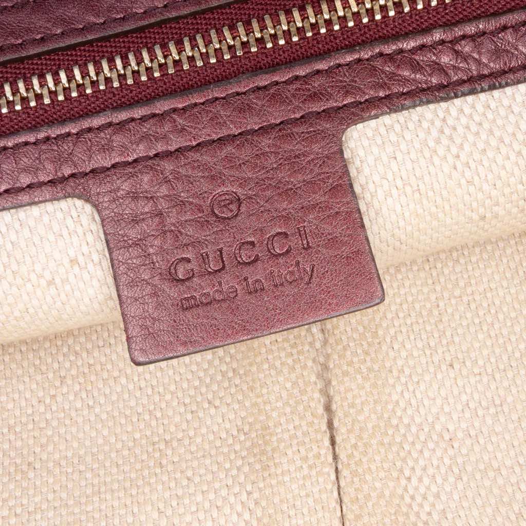 Gucci Metallic Leather Soho Chain Zip Shoulder Bag - 5