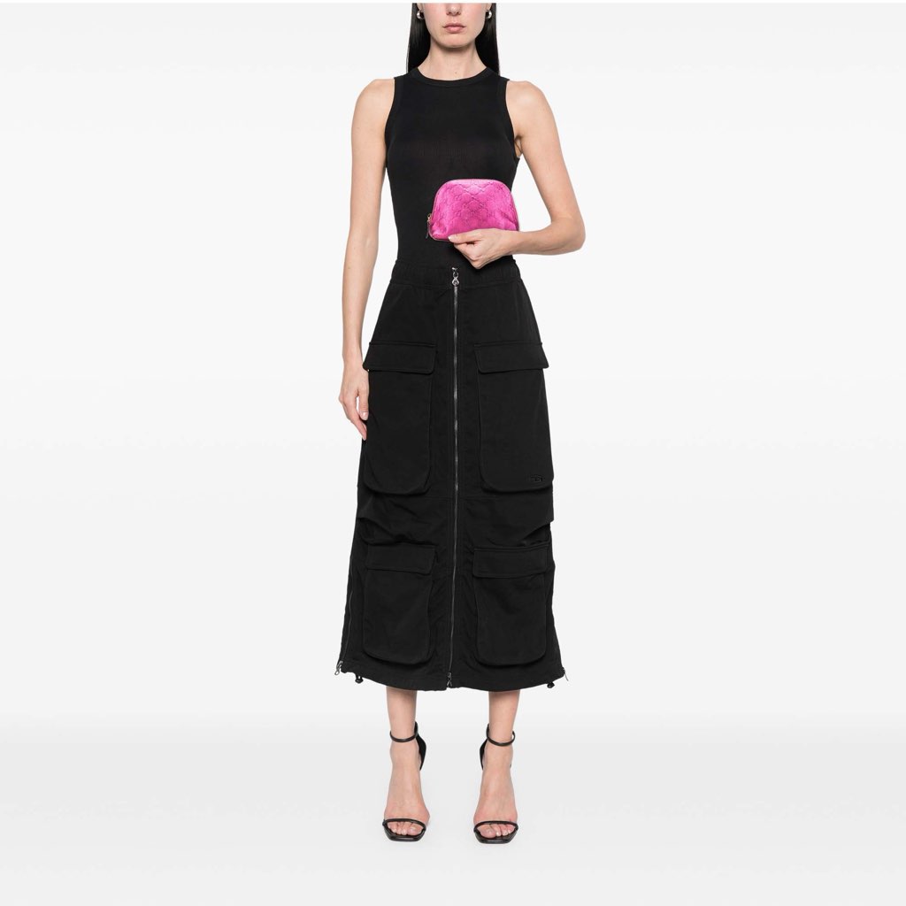 Gucci Metallic Guccissima Pouch - Image 13