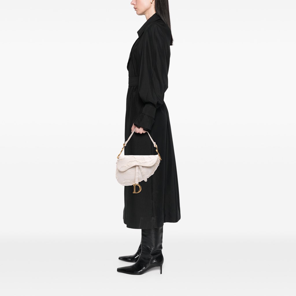 Dior Ultra Matte Calfskin Saddle Bag - Image 10