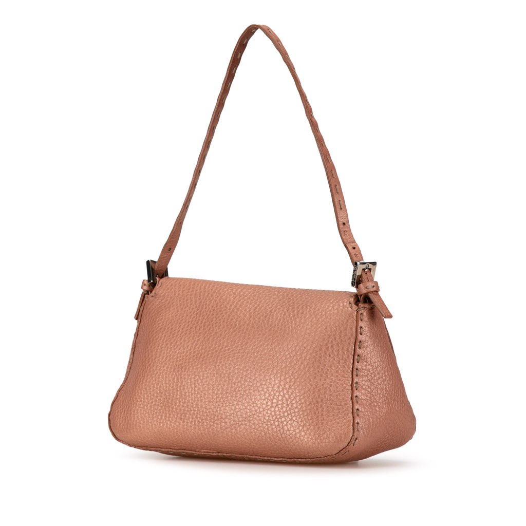 Fendi Leather Selleria Baguette - Back view