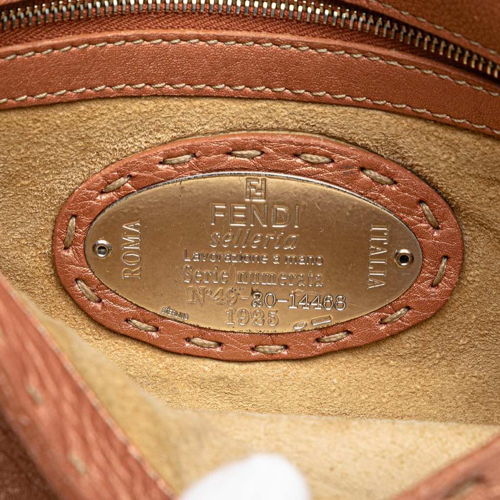 Fendi Leather Selleria Baguette - Side view