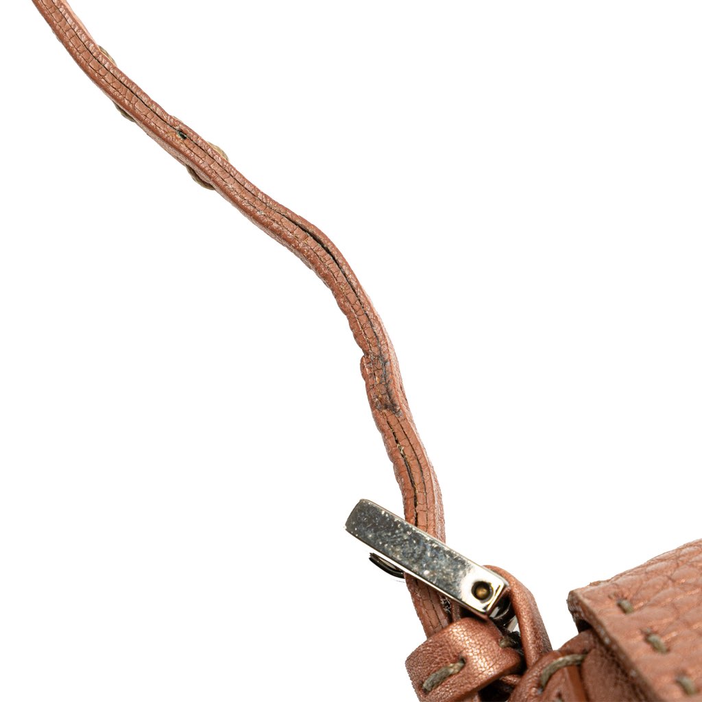 Fendi Leather Selleria Baguette - Image 10