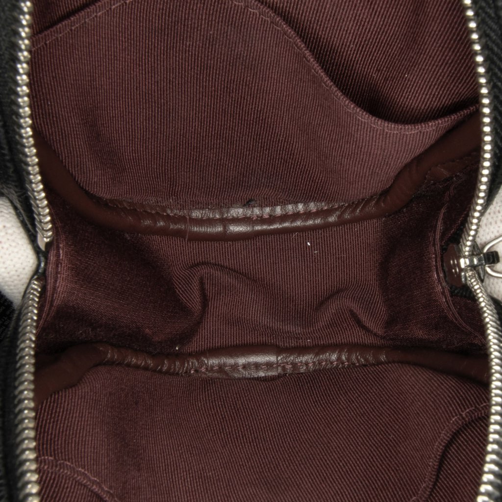 Chanel CC Quilted Caviar Round Clutch With Chain - Detail 1