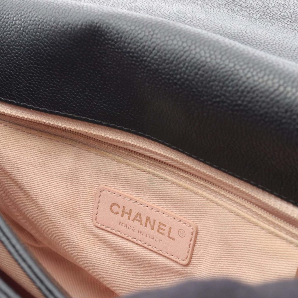 Chanel Medium Caviar Paris Cuba Thread Around Flap - Detail 1