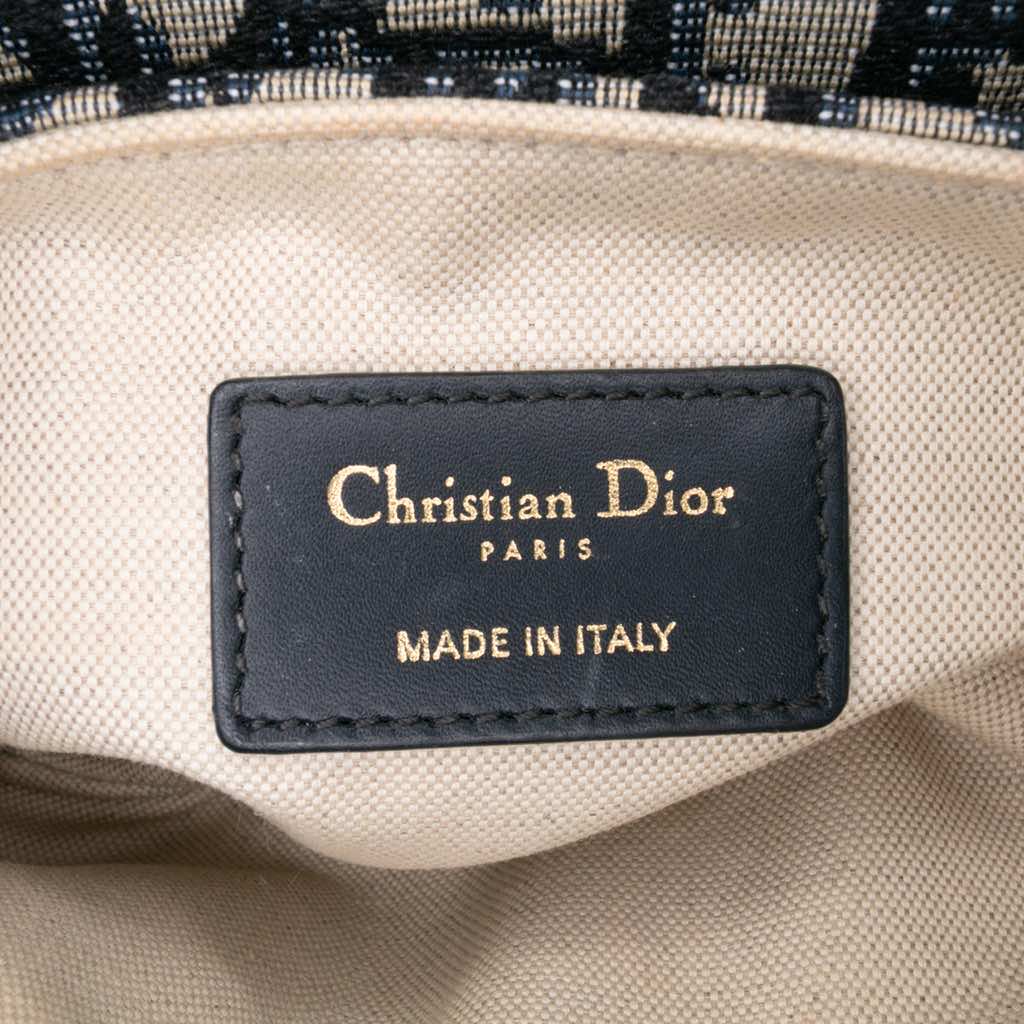Dior Mini Oblique Canvas Saddle Bag - 5