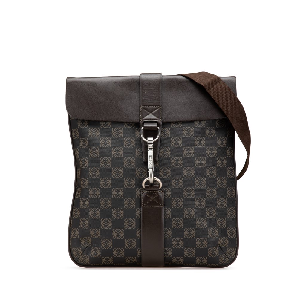 Loewe Anagram Coated Canvas Crossbody