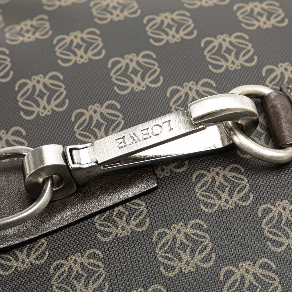 Loewe Anagram Coated Canvas Crossbody - Image 12