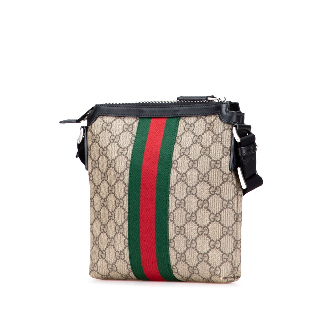 Gucci GG Supreme Web Crossbody - Back view