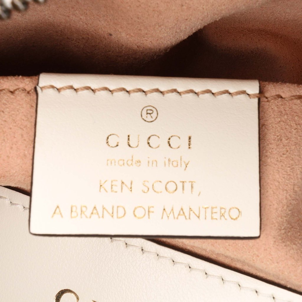 Gucci Ken Scott Mini GG Marmont Floral Printed Matelasse Leather Crossbody - 5