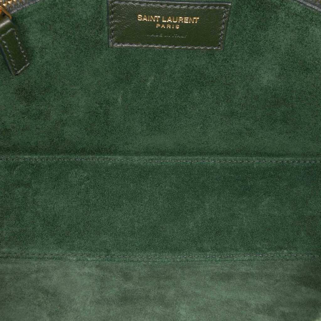 Saint Laurent Croc Embossed Leather Le 5 a 7 Shoulder Bag - 4