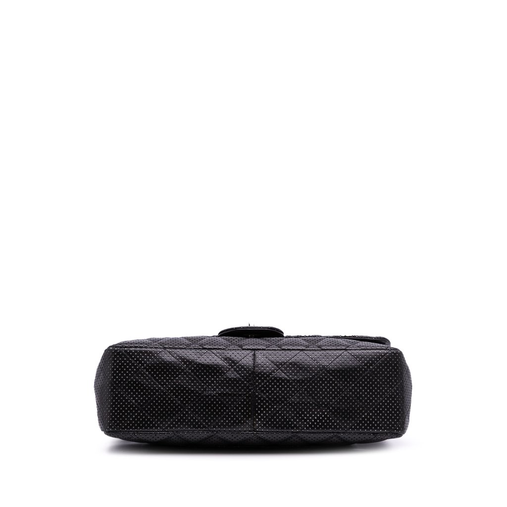 Chanel Jumbo Perforated Lambskin Single Flap - 3