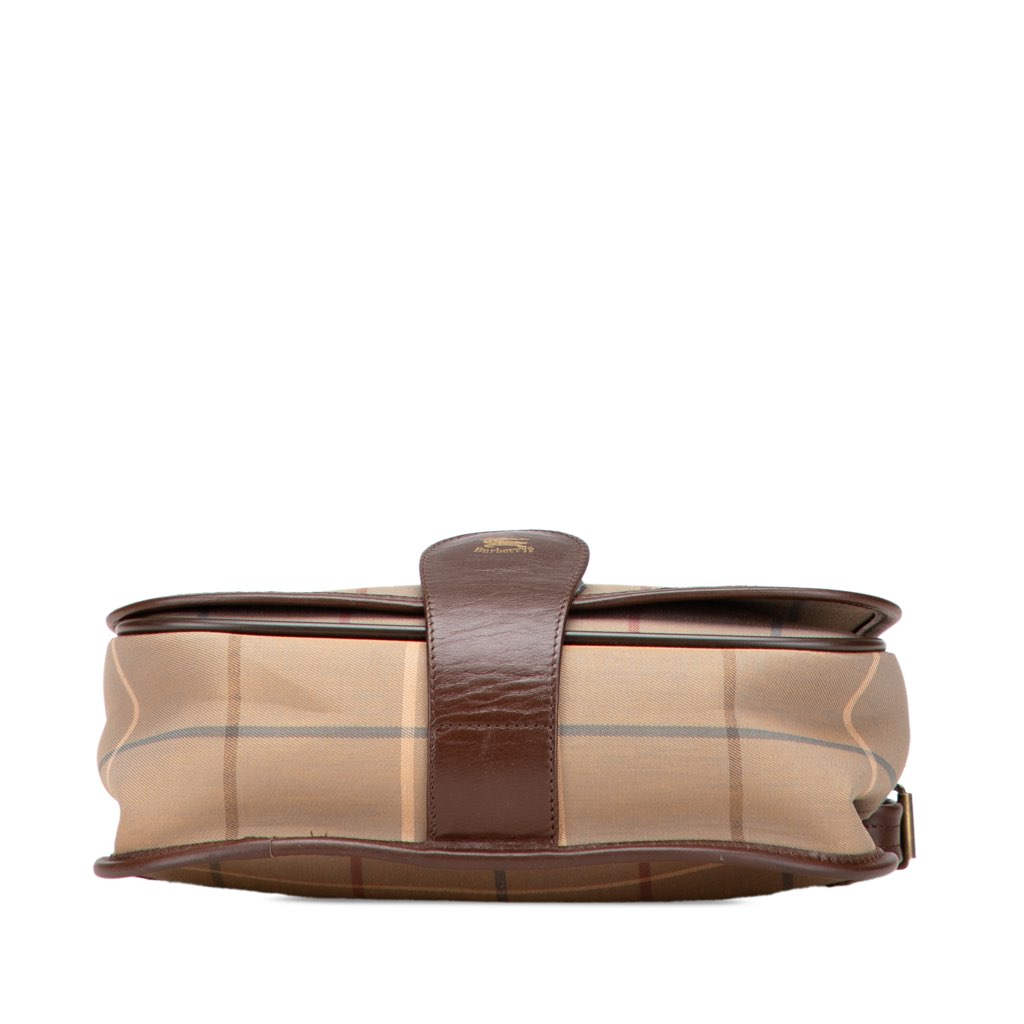 Burberry Vintage Check Canvas Flap Crossbody - 3