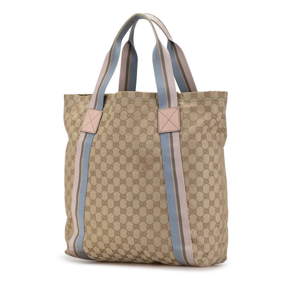 Gucci GG Canvas Web Tote - 2