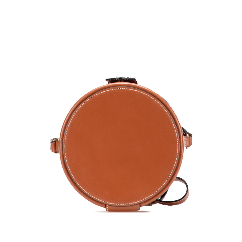 Celine Medium Triomphe Coated Canvas Tambour Crossbody - Image 6