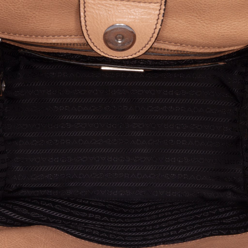 Prada Glace Calf Twin Pocket Satchel - 4