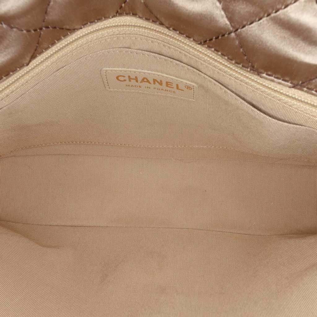Chanel Medium Classic Quilted Metallic Tweed Single Flap - 4