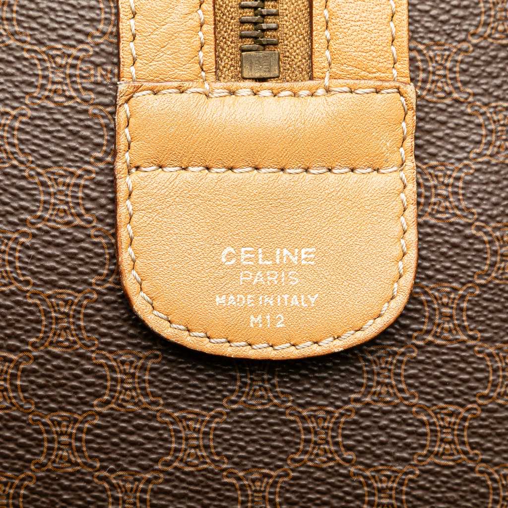 Celine Macadam Coated Canvas Boston Bag - 5