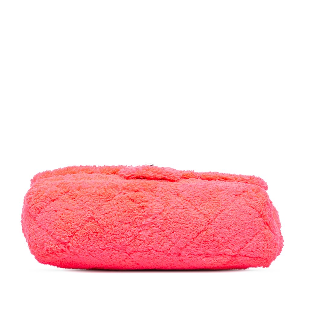 Chanel Medium Quilted Terry Cloth Coco Beach Flap - 3