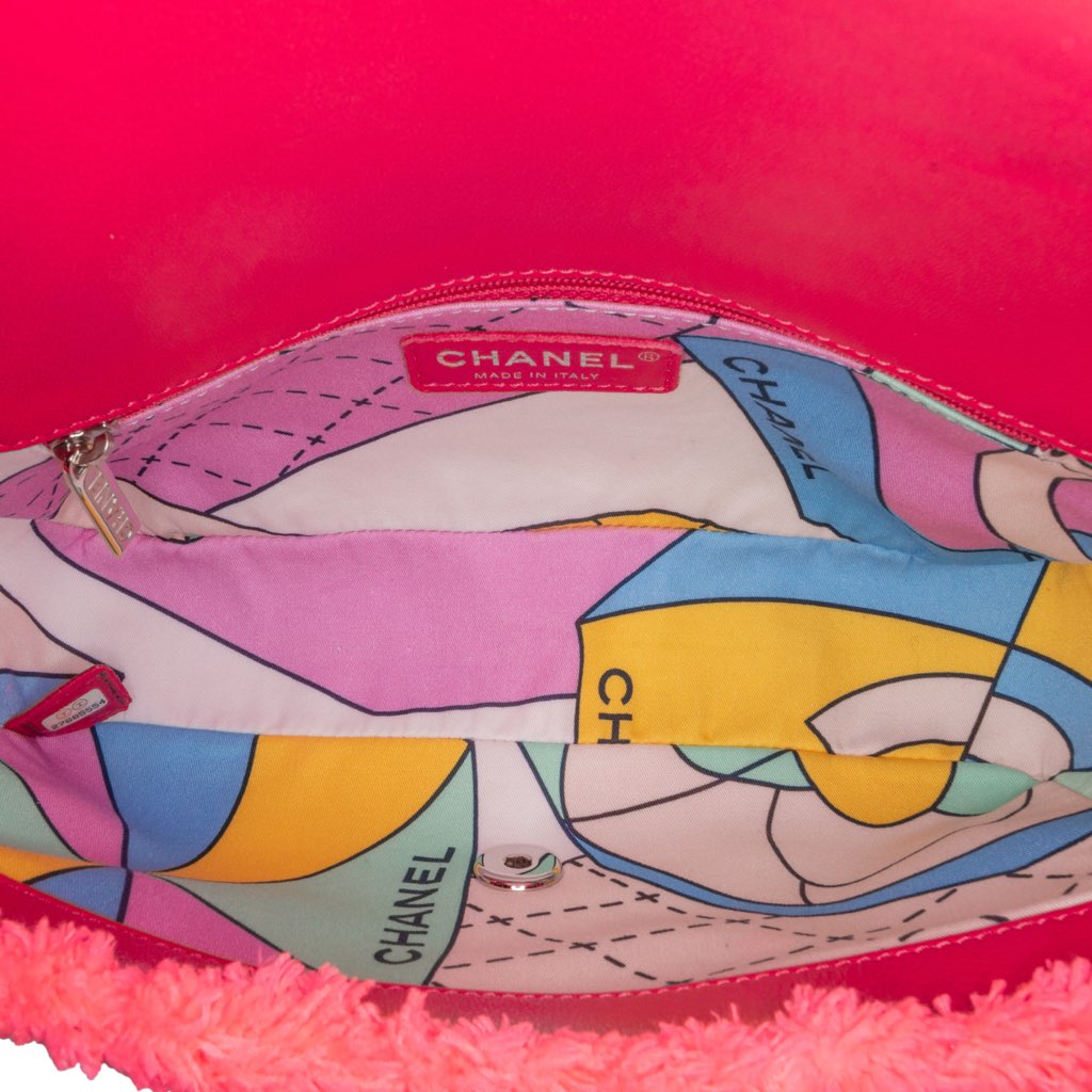 Chanel Medium Quilted Terry Cloth Coco Beach Flap - 4