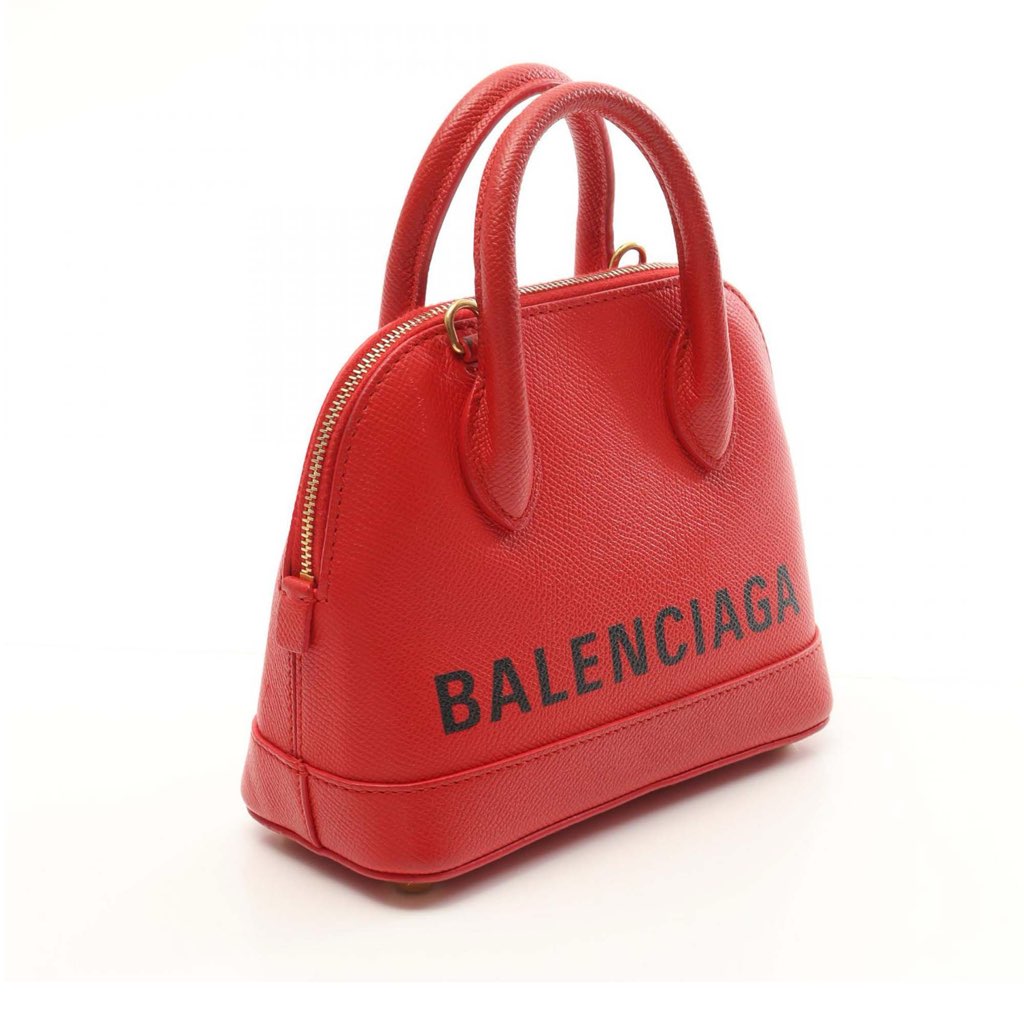 Balenciaga XXS Grained Calfskin Logo Ville Top Handle Bag - 2