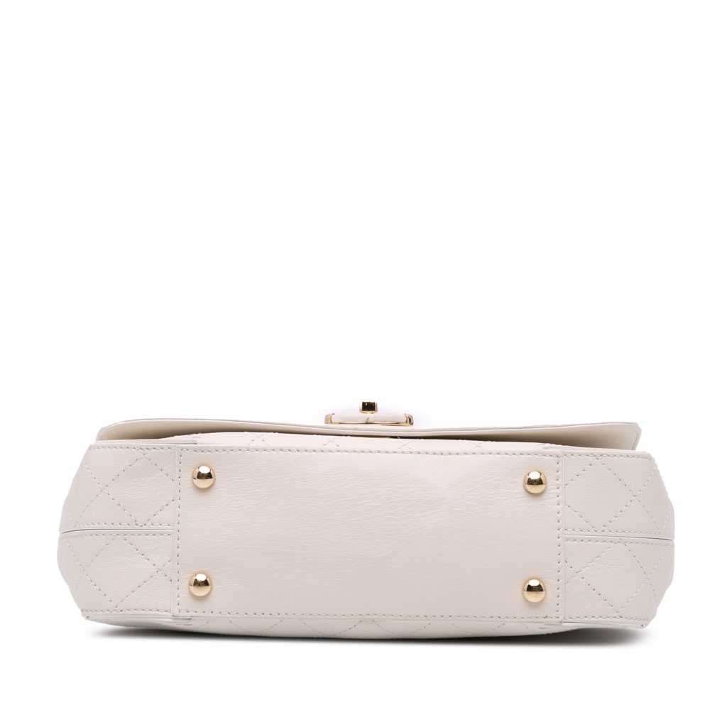 Chanel Medium Stitched Calfskin Covered CC Flap - 3