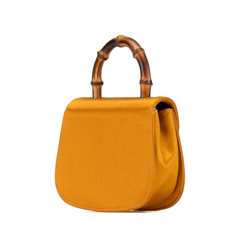 Gucci Mini Satin Bamboo Night - 2