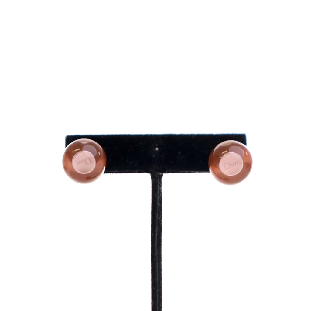 Dior Resin Mise En Dior Tribales Logo Earrings - 4