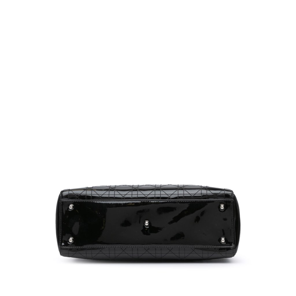 Dior Large Patent Cannage Lady Dior - 3