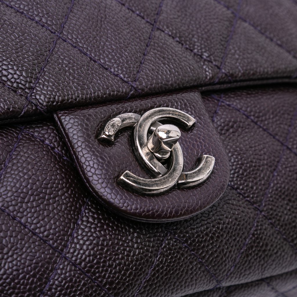 Chanel Jumbo Quilted Caviar Easy Flap - Image 10