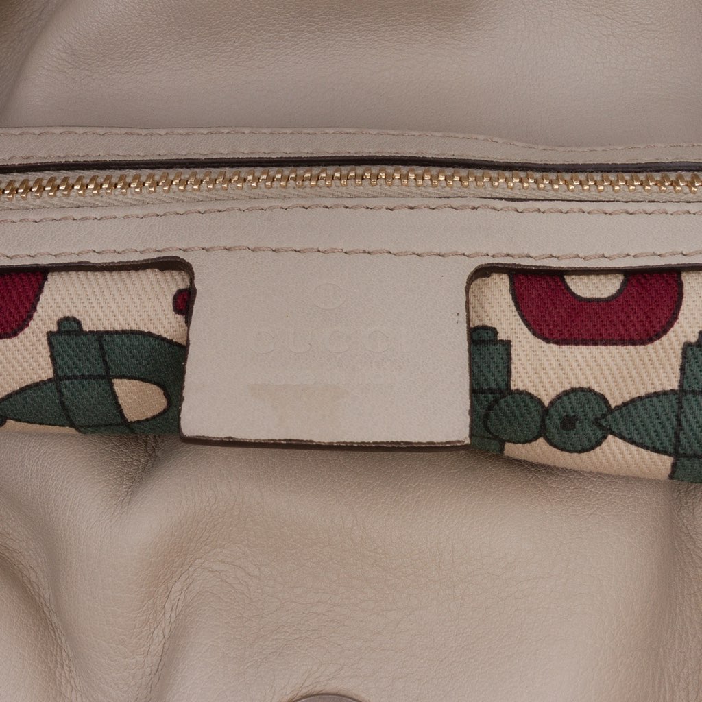 Gucci Medium Guccissima Hysteria Satchel - Side view