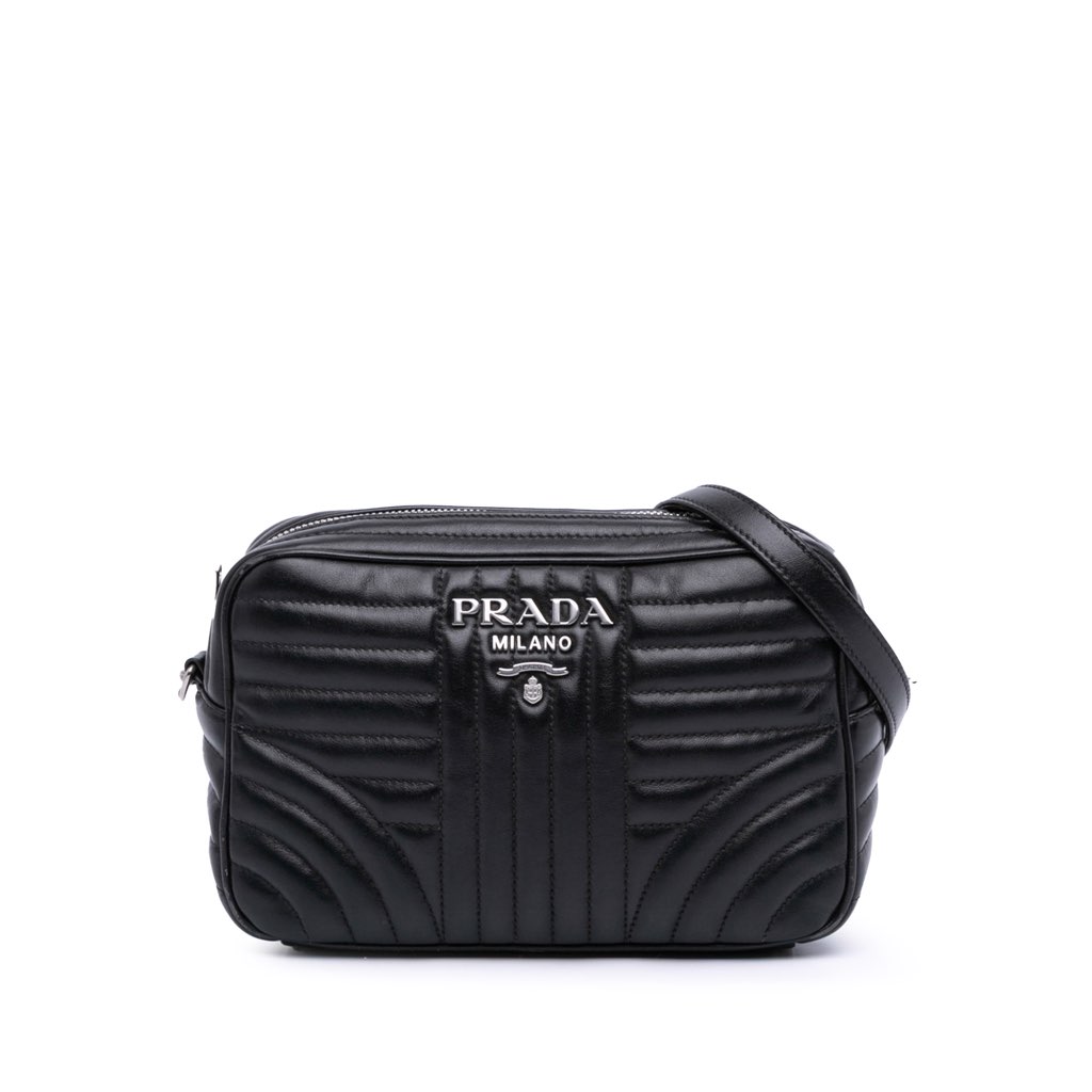 Prada Soft Calfskin Diagramme Camera Bag