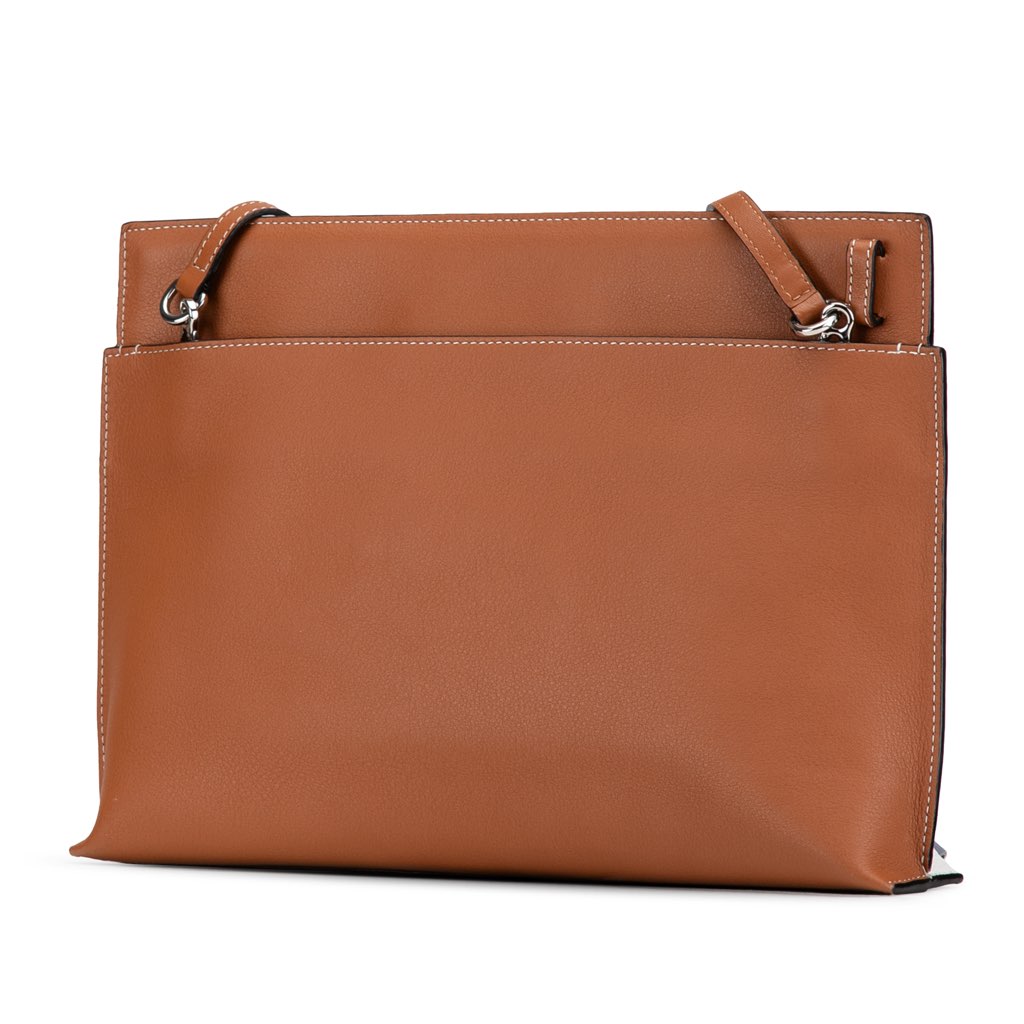 Loewe Paulas Ibiza Leather Fringe T Pouch Crossbody - 2