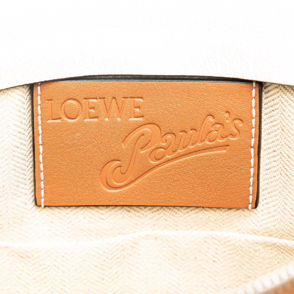 Loewe Paulas Ibiza Leather Fringe T Pouch Crossbody - 5