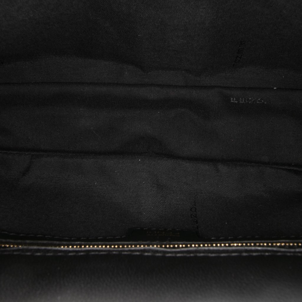 Fendi Zucca Embossed Leather Baguette Satchel - 4