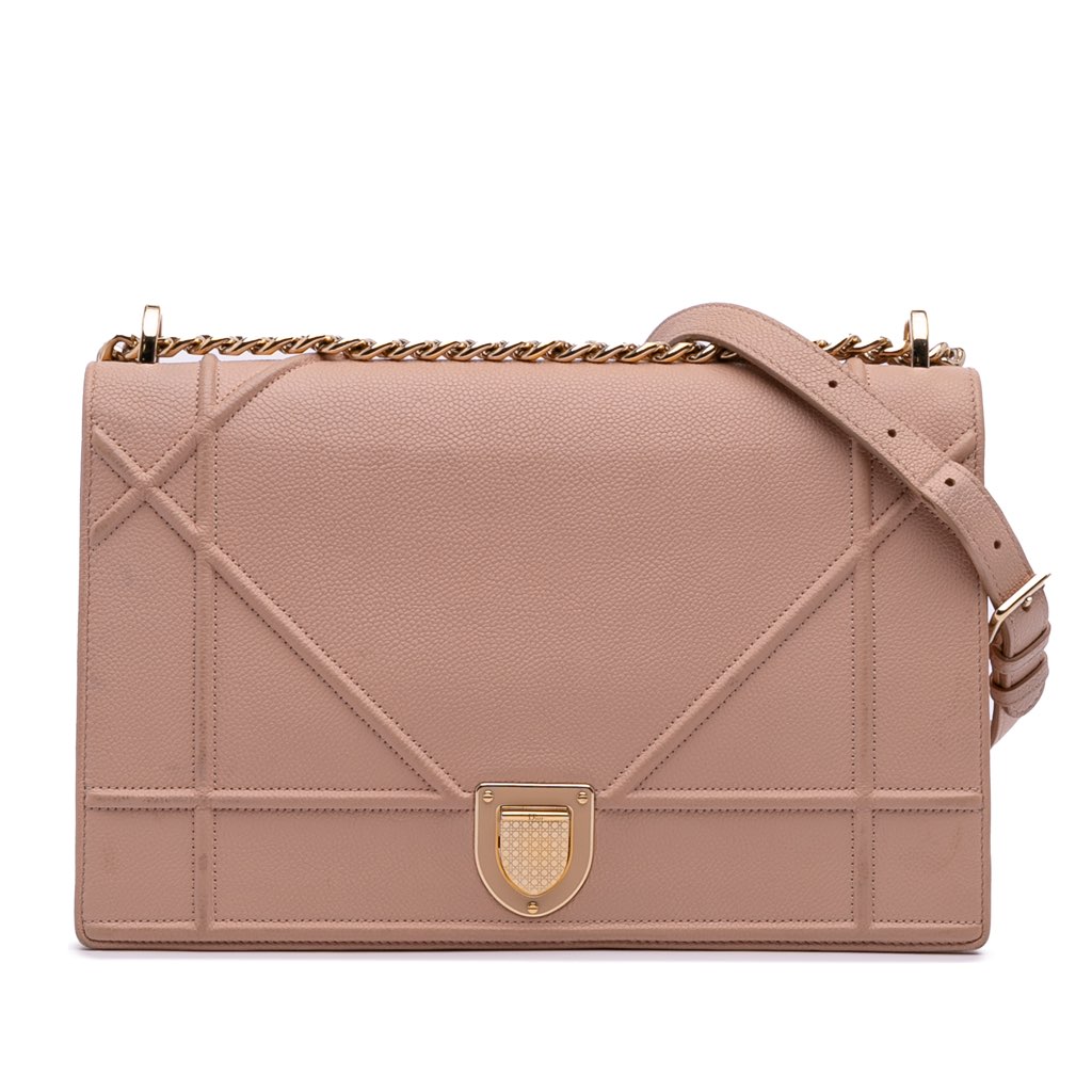 Dior Medium Grained Calfskin Diorama Flap