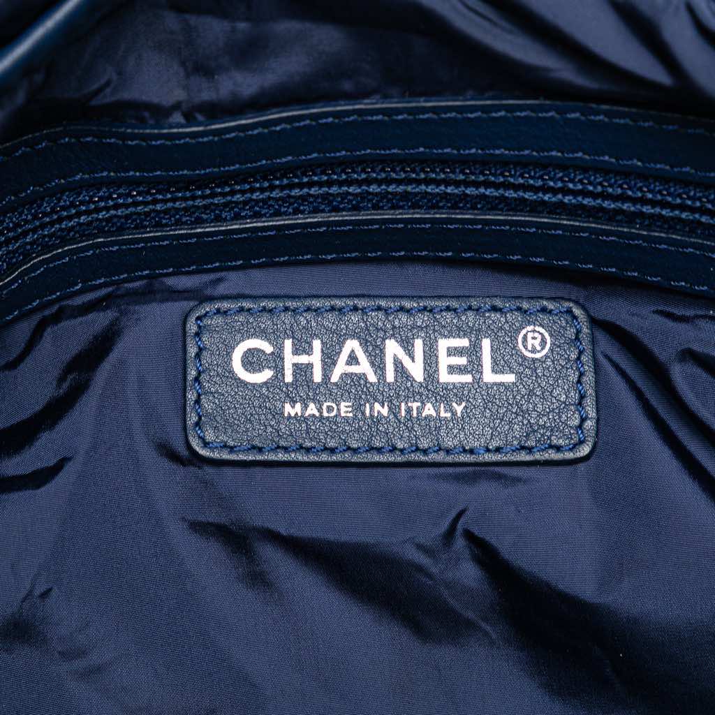 Chanel CC Nylon Tweed Print Single Flap - 5