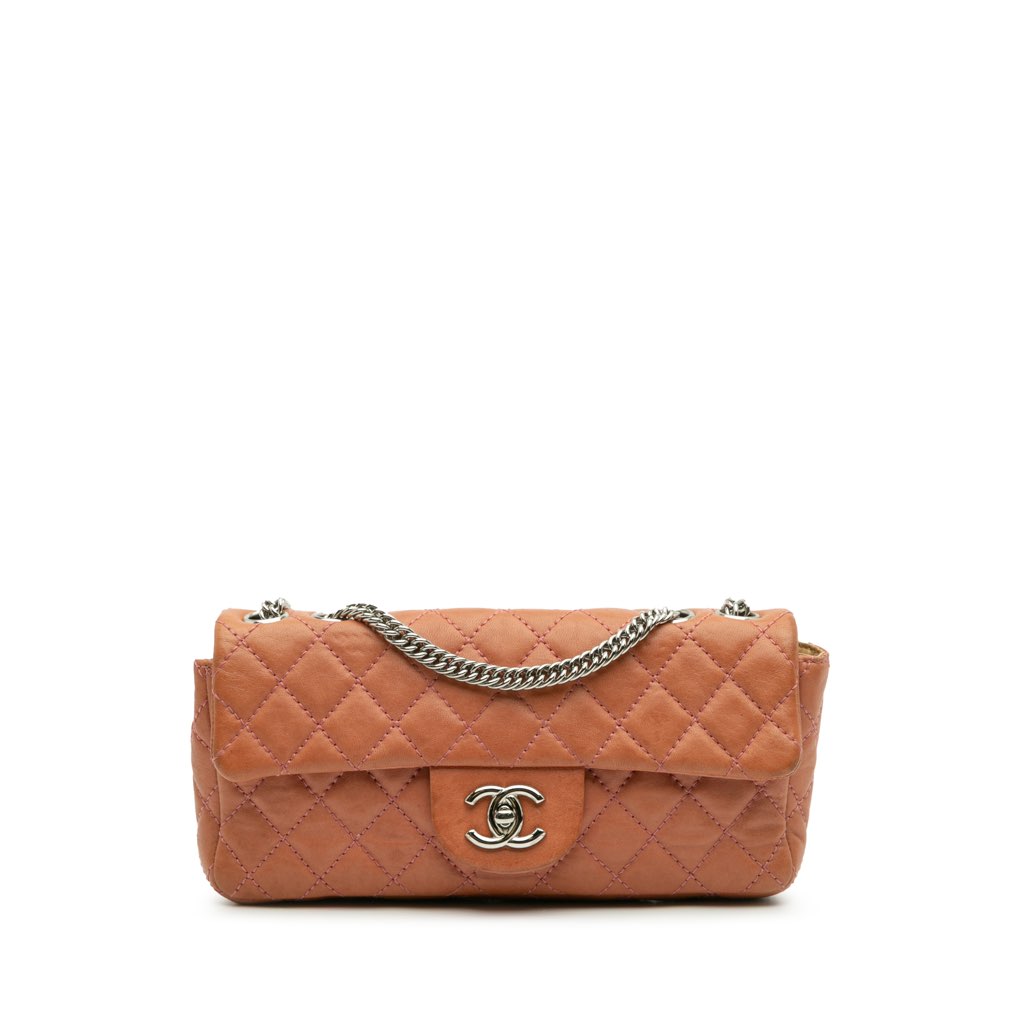 Chanel Classic Lambskin East West Single Flap