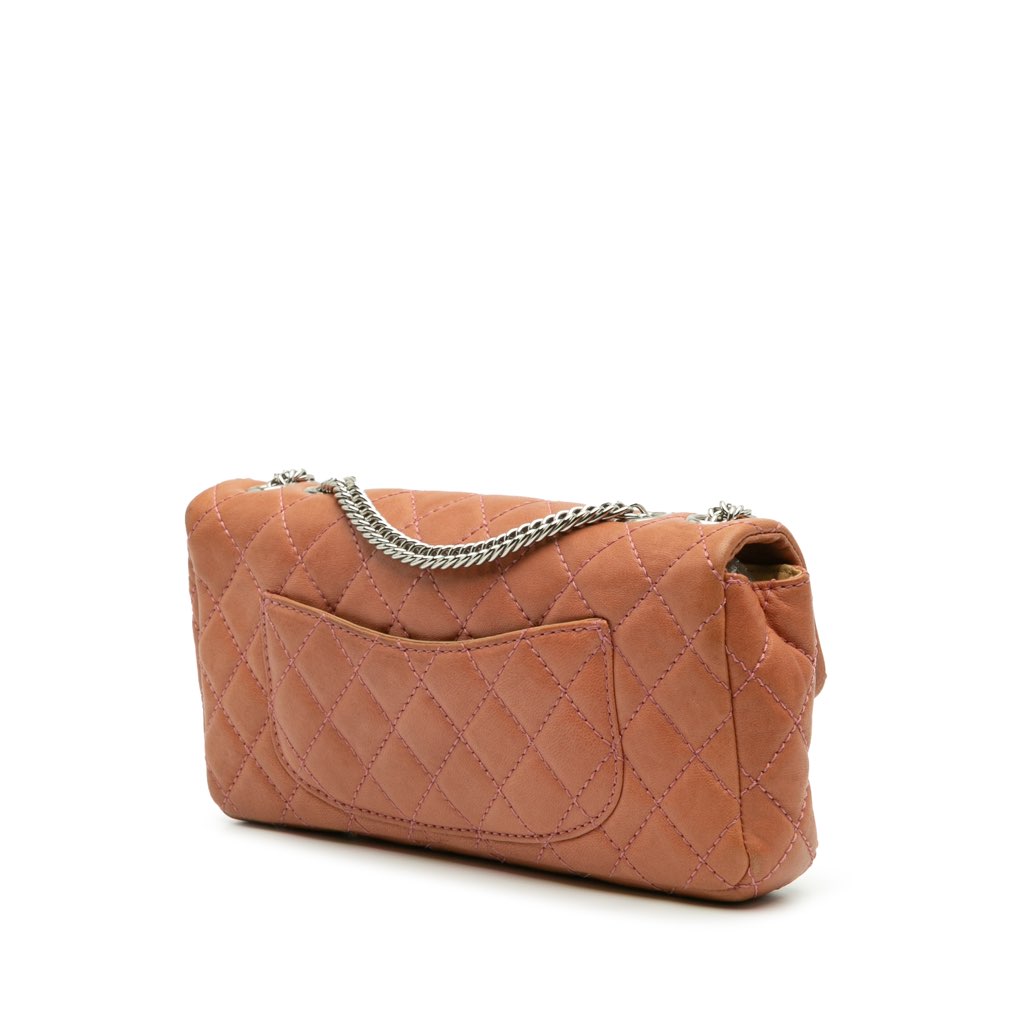 Chanel Classic Lambskin East West Single Flap - Back view