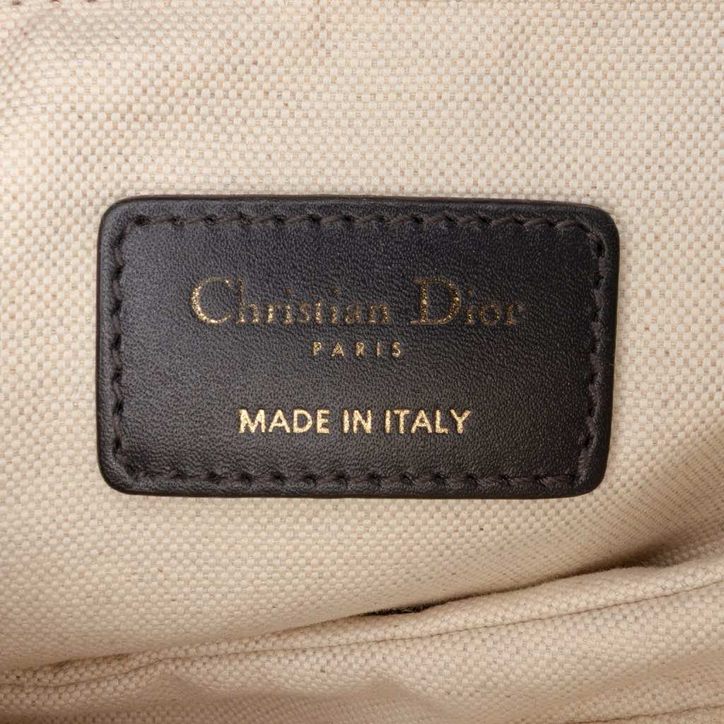 Dior Mini Oblique Canvas Saddle Bag - 5